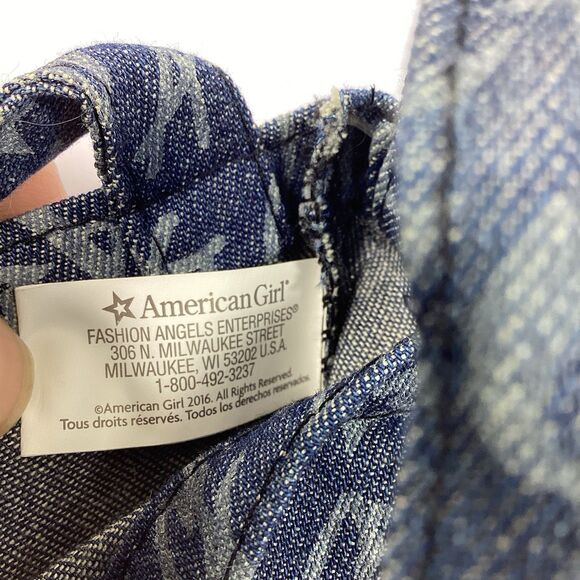 American Girl Replacement Denim Butterfly Bag Purse - Picture 3 of 4